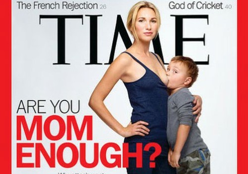 Žurnāls TIME šokē publiku jeb cik ilgi barot bērnu ar krūti?