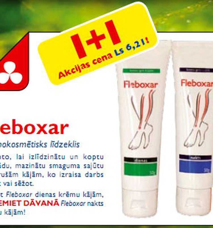 Īpašs piedāvājums māmiņām decembrī: pērc Fleboxar dienas krēmu un saņem dāvanā nakts krēmu!
