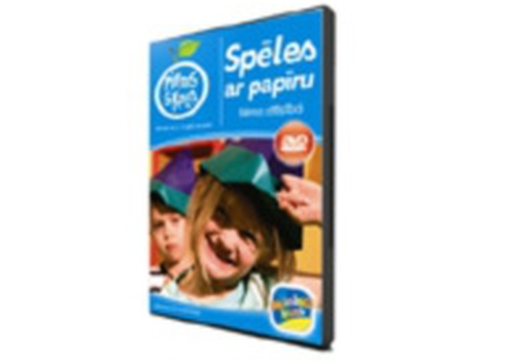 DVD "Spēles ar papīru"- mazajam bērndārzniekam!