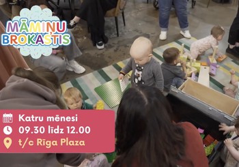 Māmiņu Brokastis Rīga Plaza: zināšanas, atbalsts un satikšanās jaunajiem vecākiem