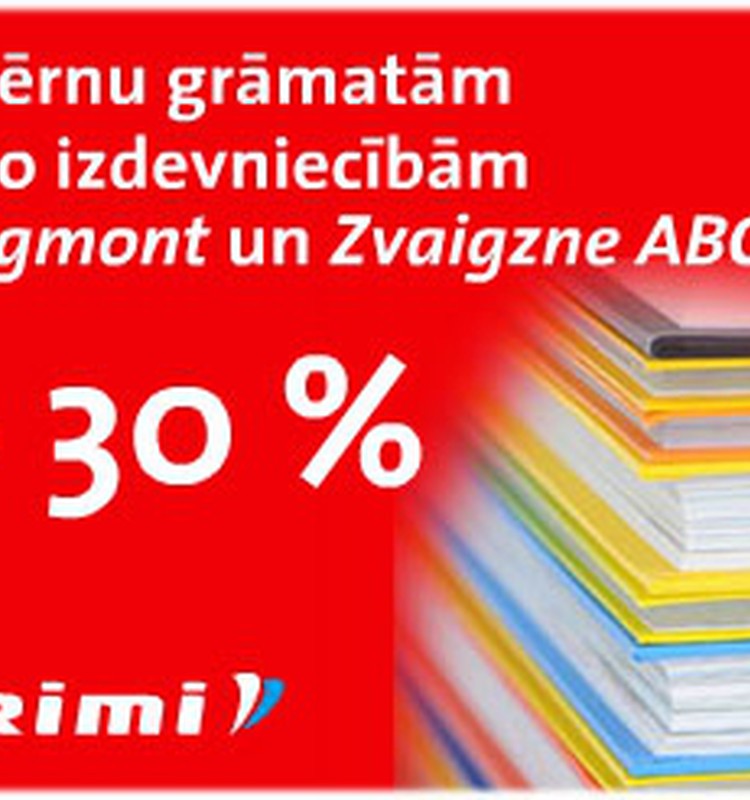 Pērc Zvaigzne ABC grāmatas par 30% lētāk!