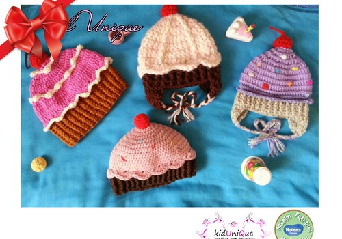 Huggies® svētku dāvanu katalogs: Kidunique tamborētās cepurītes