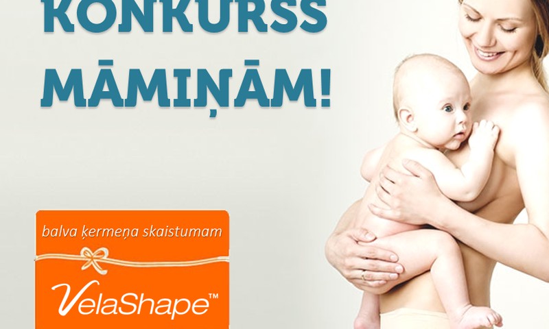 Piedalies konkursā un laimē Velashape ķermeņa apkārtmēra samazināšanai!