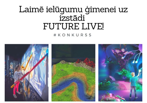 Facebook KONKURSS: Laimē ielūgumus uz izstādi Future Live!