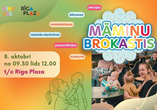 Reģistrējies Māmiņu Brokastīm 8. oktobrī!