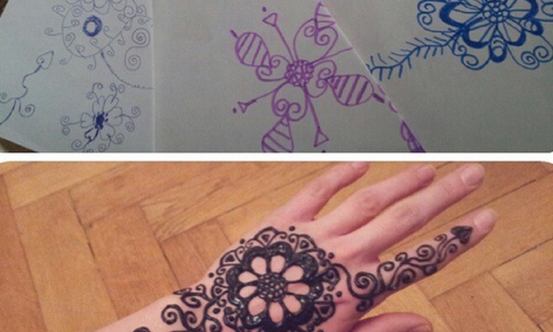 Māmiņu Kluba festivālā nāc un tiec pie hennas zīmējuma!