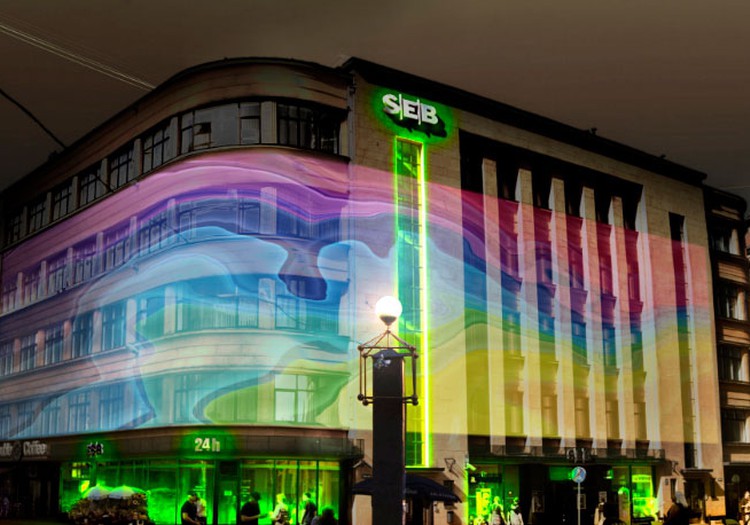 Staro Rīga laikā SEB banka piedāvās rīdziniekiem veidot gaismas stāstus 1302 m2 platībā 