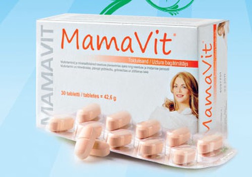 MamaVit vitamīnu komplekss pirms grūtniecības, grūtniecības laikā un pēc tās