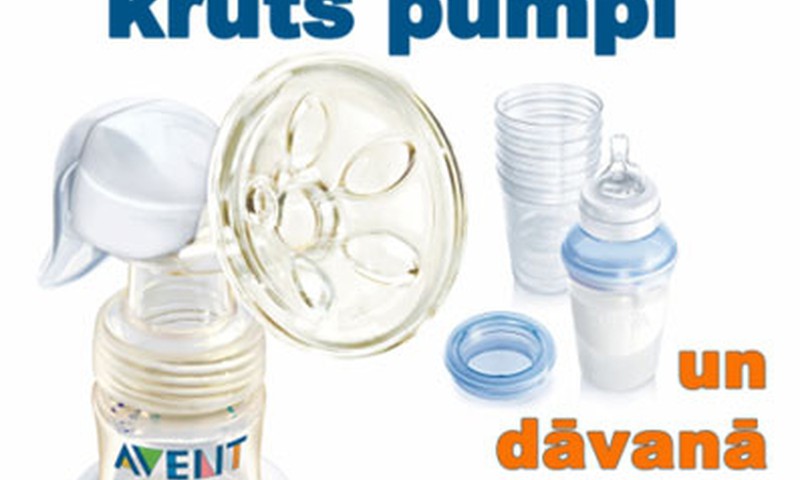 Vēl tikai līdz 20.maijam pērc Philips AVENT krūts pumpi un saņem VIA barošanas sistēmu dāvanā!