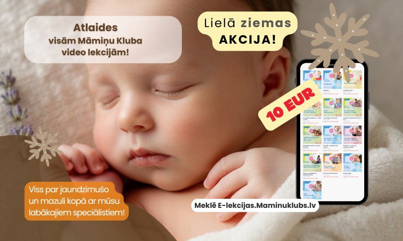 Māmiņu Kluba E-lekcijas vecākiem: zināšanas, kas pieejamas tieši tad, kad tās vajadzīgas!