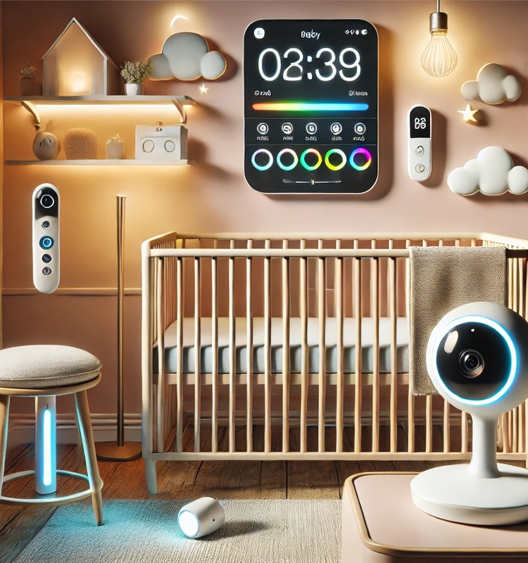 Nepieciešamākie gadžeti bērnu audzināšanai: kameras, sensori, gaismas!