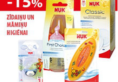 Septembrī visai NUK produkcijai 15% atlaide