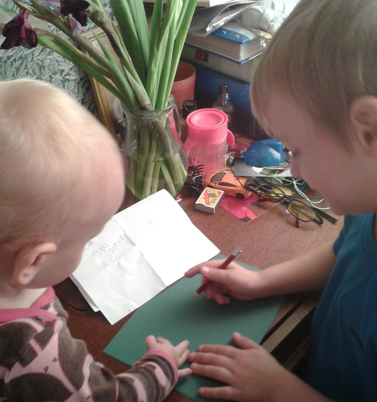 Pārsteigums tētim gandrīz gatavs.