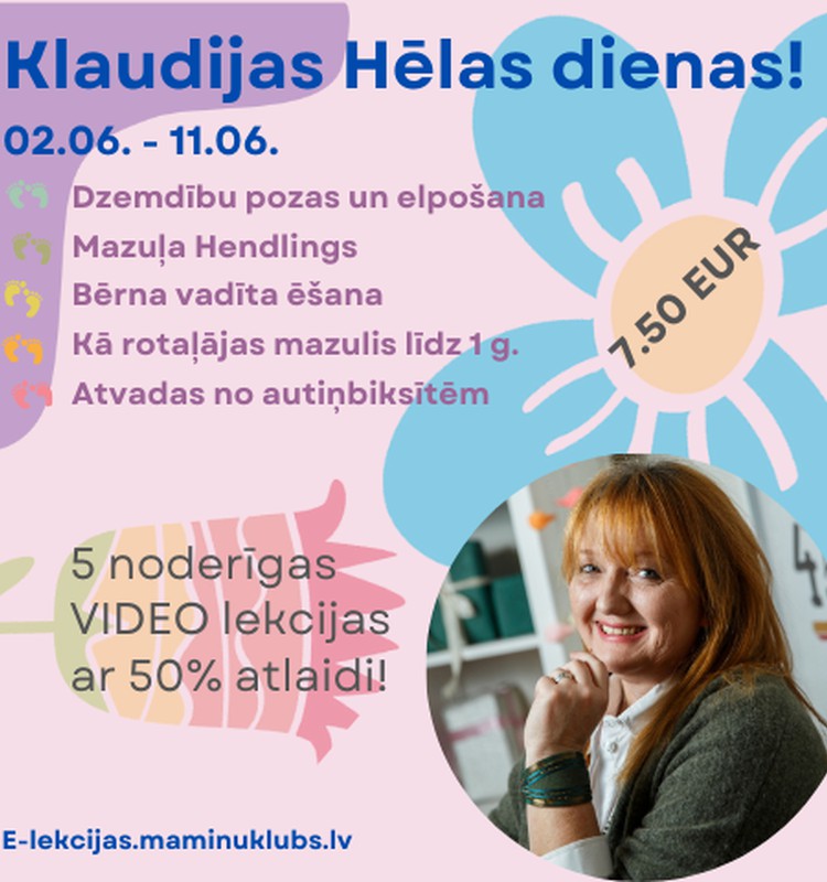 50% atlaide visām Klaudijas Hēlas e-lekcijām!