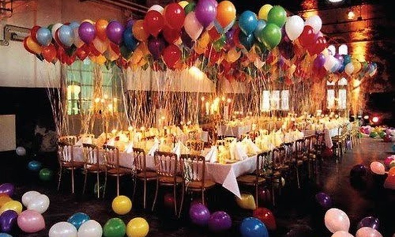 Idejas balonu ballītei