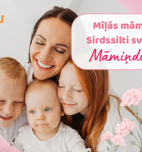Sirsnīgi sveicam Māmiņdienā!