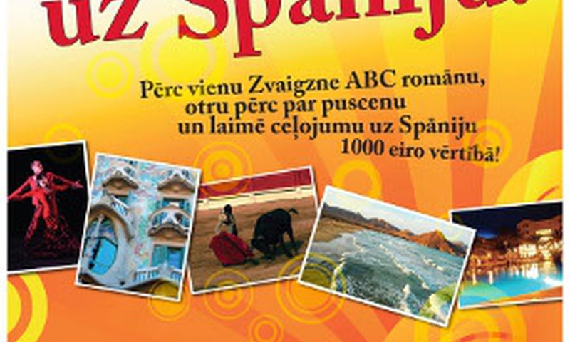 Jauna loterija “Zvaigznes romāni ved uz Spāniju”