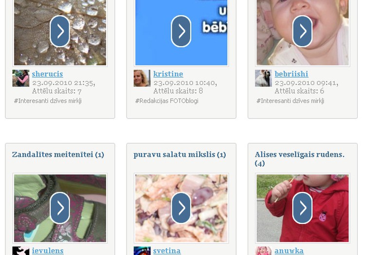 Esmu ievietojusi fotoblogu. Kā šo fotoblogu ievietot rakstā?