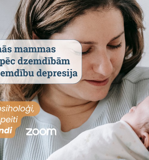 Diānas Zandes tiešsaistes lekcija: Jaunās mammas sajūtas pēc dzemdībām un pēcdzemdību depresija