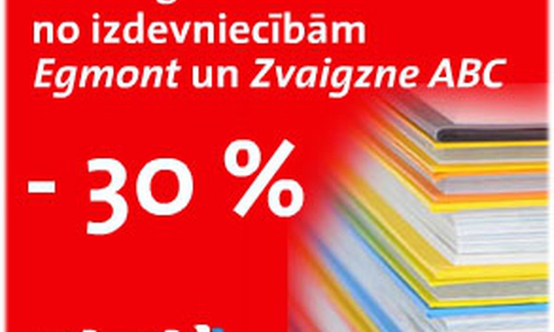 Pērc Zvaigzne ABC grāmatas par 30% lētāk!