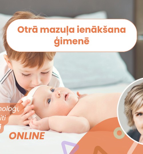 Diānas Zandes tiešsaistes lekcija: Otrā mazuļa ienākšana ģimenē