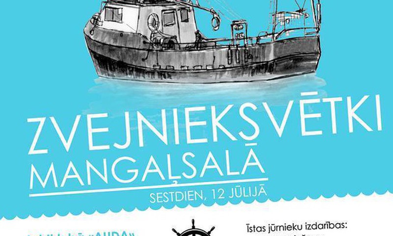 Vērienīgi Zvejnieksvētki Mangaļsalā