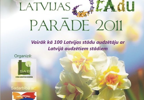 Aprīlī notiks Latvijas Stādu parāde 2011