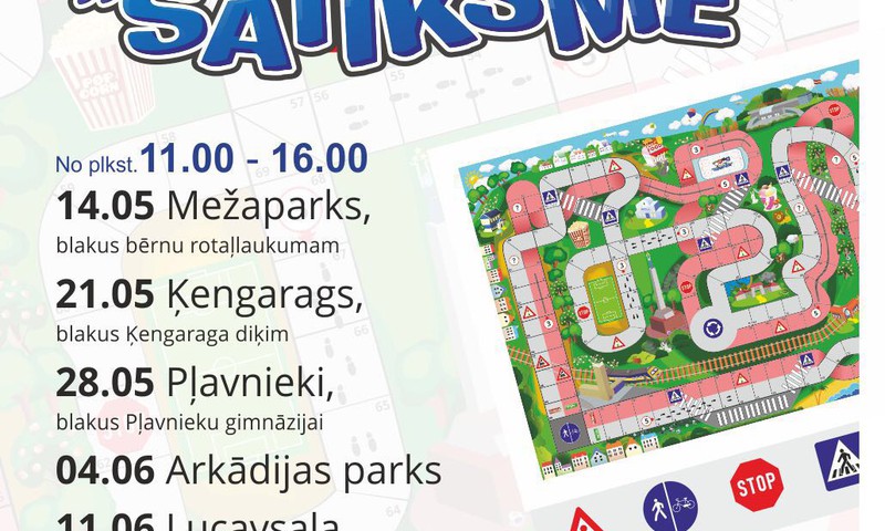 Radīta unikāla spēle bērnu drošībai uz ceļa