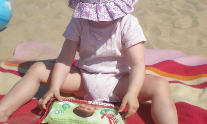 Huggies līdzi pat uz jūriņu!