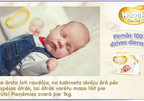 Bēbītis aug kopā ar Huggies®  Elite Soft: 33.dzīves diena