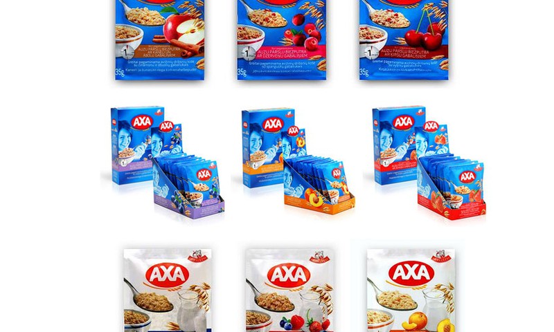 FOTO: remdē izsalkumu ar AXA ātri pagatavojamo biezputru dažādību!