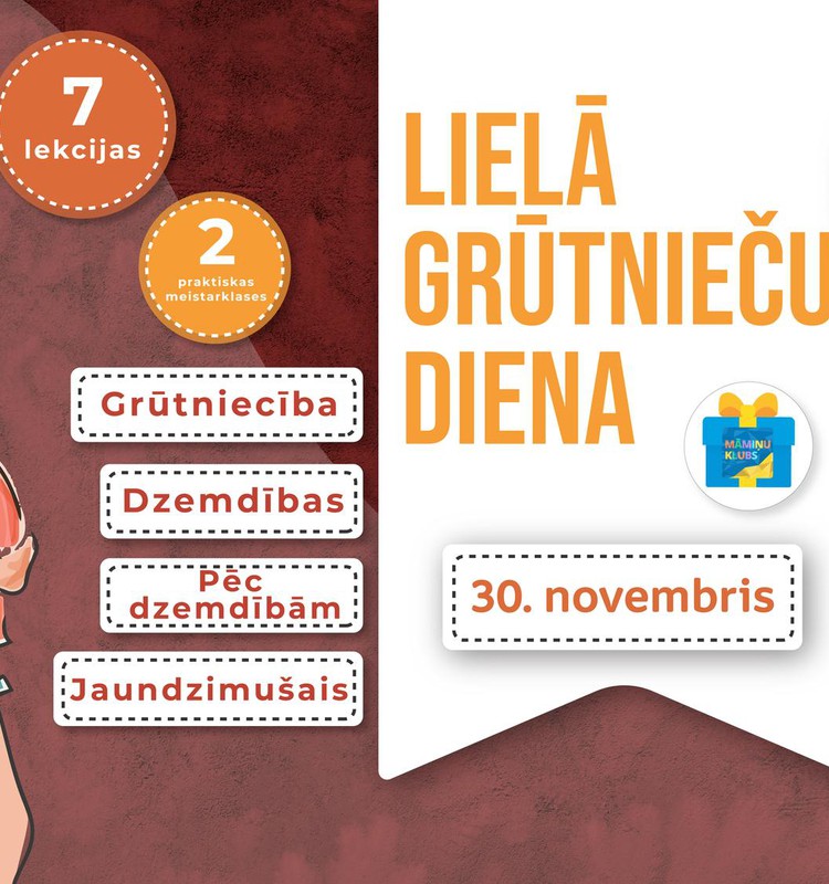 Piesakies Grūtnieču dienai 30.novembrī un saņem garantētas DĀVANAS!