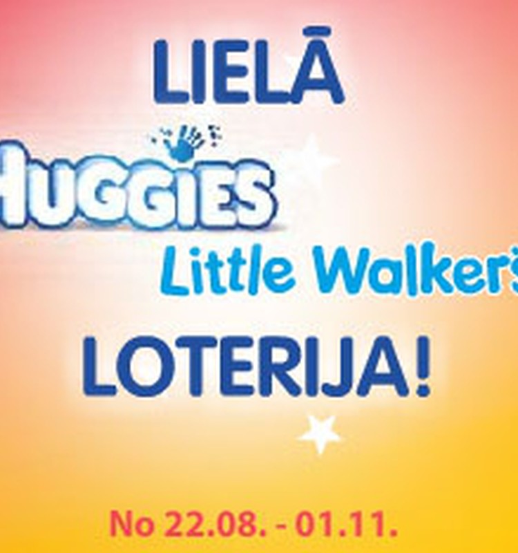 Pērc Huggies® Little Walkers® un laimē Teddy Mountain rotaļlietas katru nedēļu!