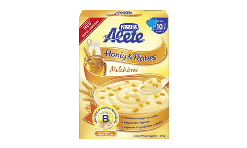Nestle Alete putriņa ar medu un pārslām