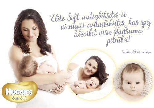 Esteres māmiņa testē Elite Soft: šīm autiņbiksītēm ir lieliska absorbētspēja!