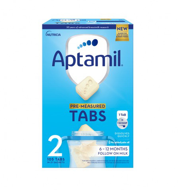 Izmēģinām Aptamil 2 Tabs