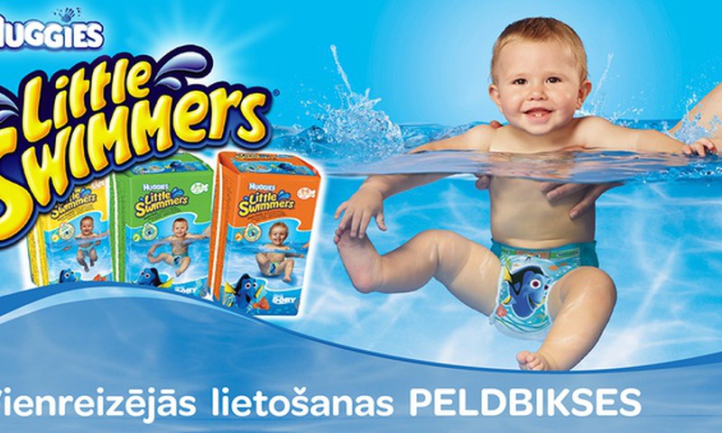 Vēlies izmēģināt Huggies® Little Swimmers peldbiksītes? PIESAKIES produktu testiem!