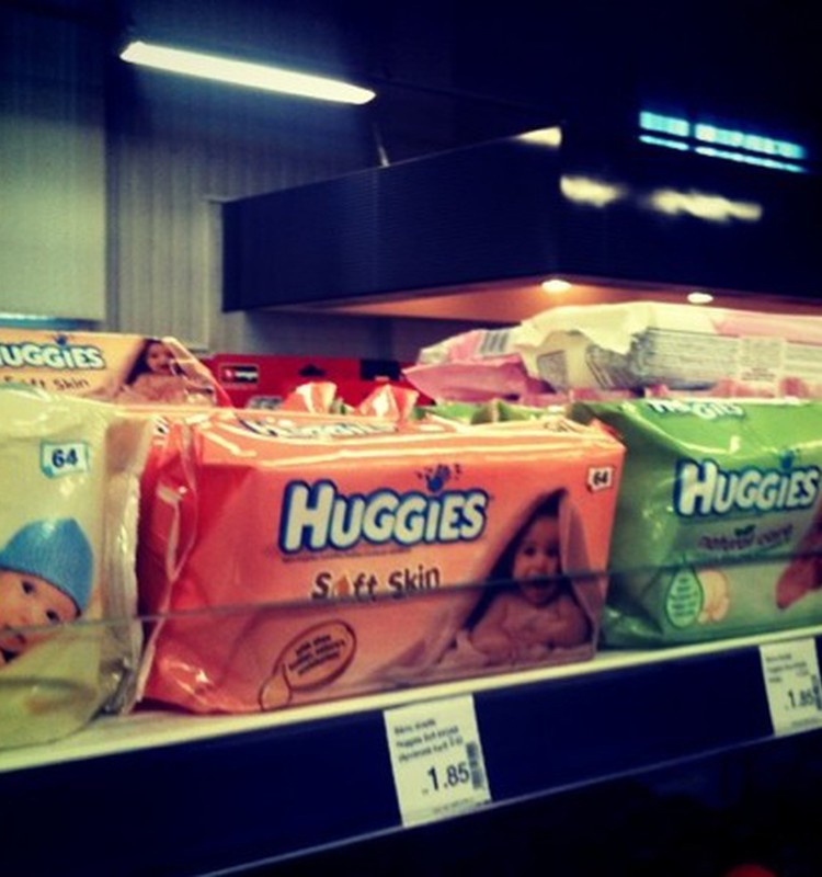 Huggies® "odziņas" lielveikalos SKY