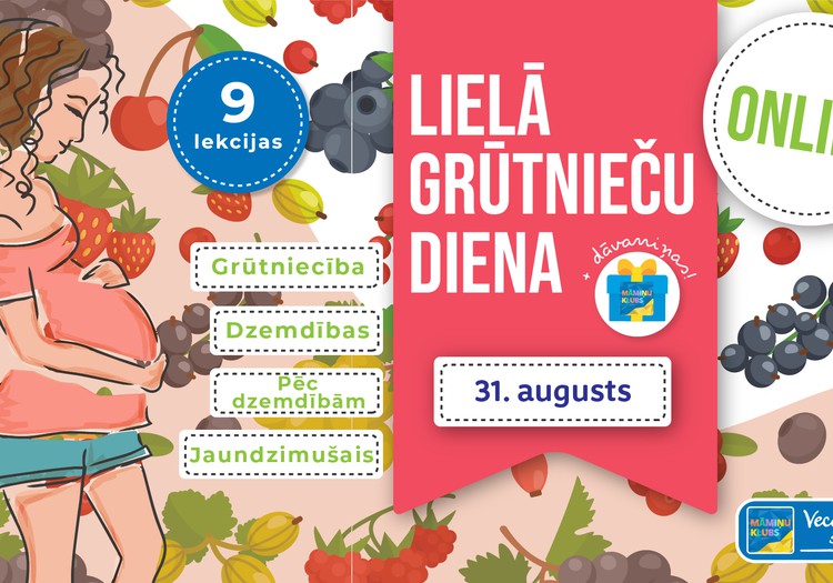 Tiekamies 31.augustā Grūtnieču dienā! Piedalies un saņem garantētās dāvanas!