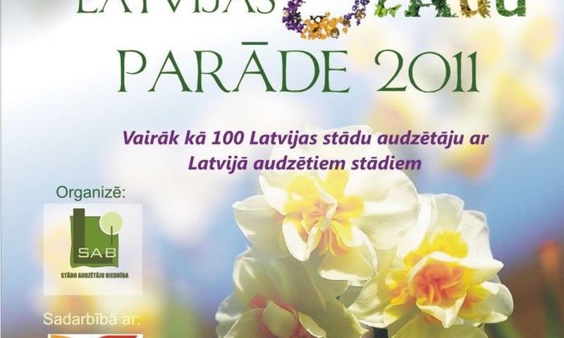Aprīlī notiks Latvijas Stādu parāde 2011