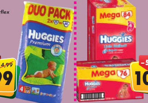 Nedēļas akcijas piedāvājums Huggies® autiņbiksītēm veikalos Prisma!