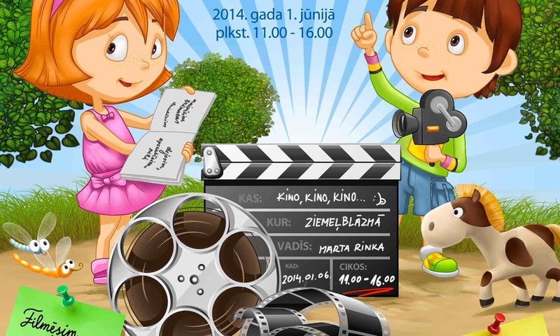 Bērnu svētkos Ziemeļblāzmas pilī tiks uzņemts kino