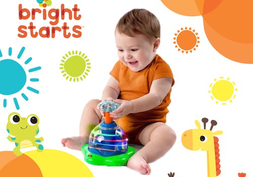 Bright Starts attīstošās rotaļlietas bērniem: jauni PRODUKTU testi