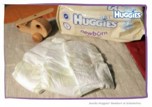 Huggies® Newborn - vieni vienīgi plusi!