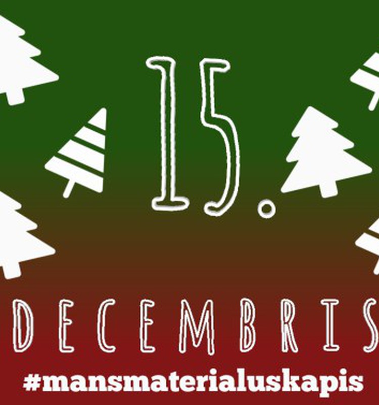 15. decembris - Kartona eglīte #mansmaterialuskapis