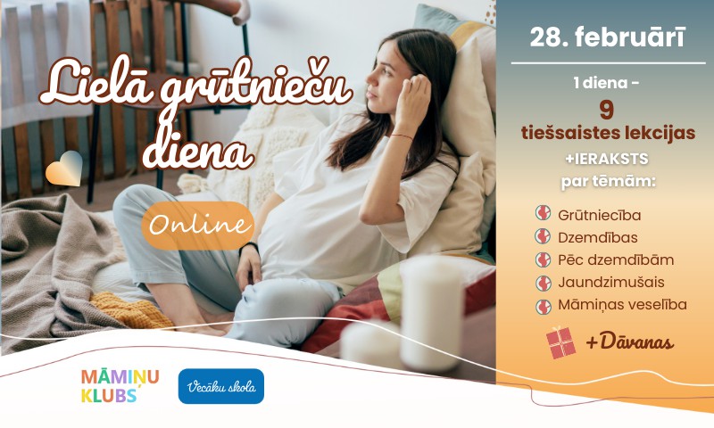 Grūtnieču diena JAU PIEKTDIEN. Reģistrējies jau tagad!
