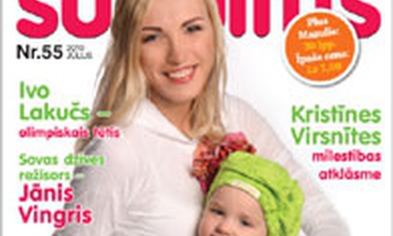 Jaunākajā žurnāla "Šūpulītis" numurā lasi interviju ar Kristīni Virsnīti!