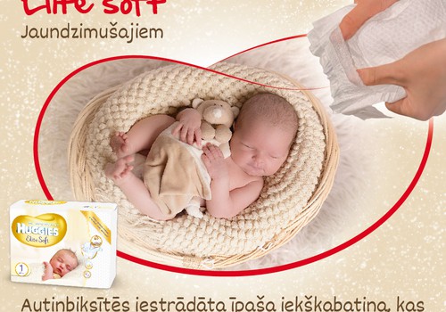 Huggies® Elite Soft autiņbiksītēs unikāla iekškabatiņa, lai novērstu noplūdes