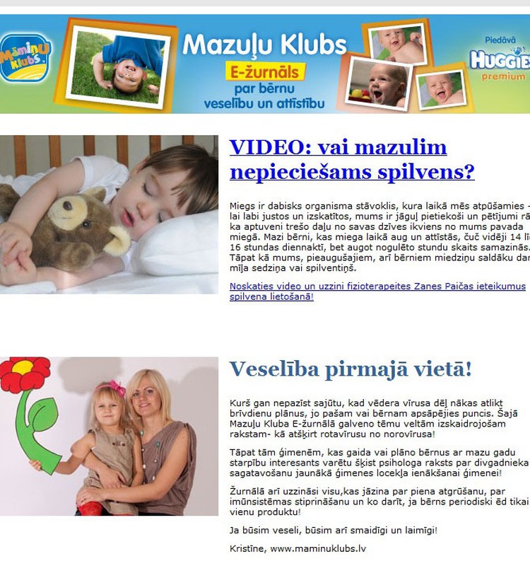 Iznācis 29.februāra Mazuļu kluba E-žurnāls!