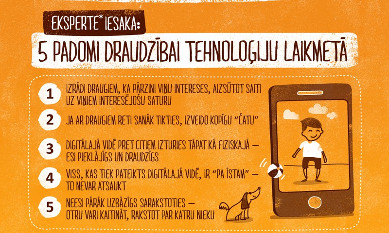 Kas jāņem vērā, veidojot draudzību ar digitālo tehnoloģiju palīdzību